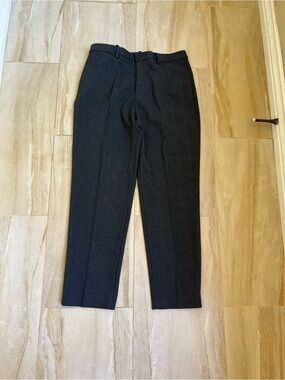 uniqlo dress pants UNIQLO Women's Smart Wide Pants, Gray, Large